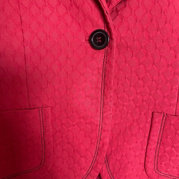 Anne Klein Red Jacket - Picture 3 of 4